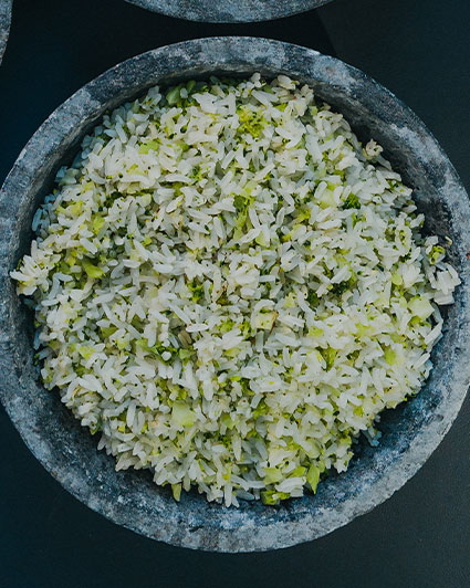Arroz com Brócolis