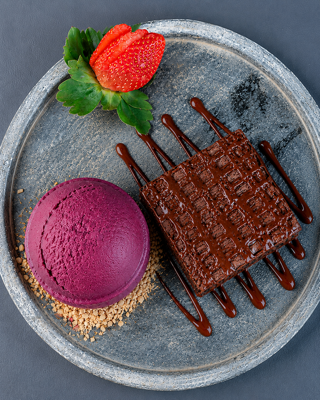 Brownie com Sorvete de Jabuticaba